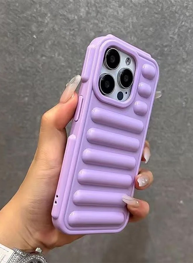iPhone 11 Case with Camera Protection Cover, Protection Corner Bumper TPU Case Strap Hole Smartphone Case / Cover iPhone 11 - Purple  - Image 4