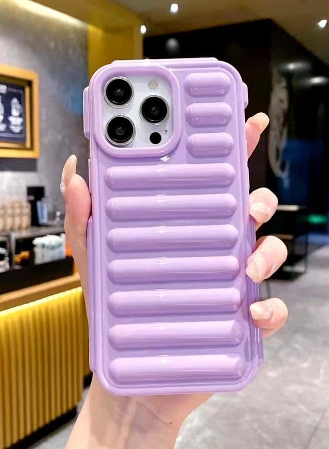 iPhone 11 Case with Camera Protection Cover, Protection Corner Bumper TPU Case Strap Hole Smartphone Case / Cover iPhone 11 - Purple  - Image 3