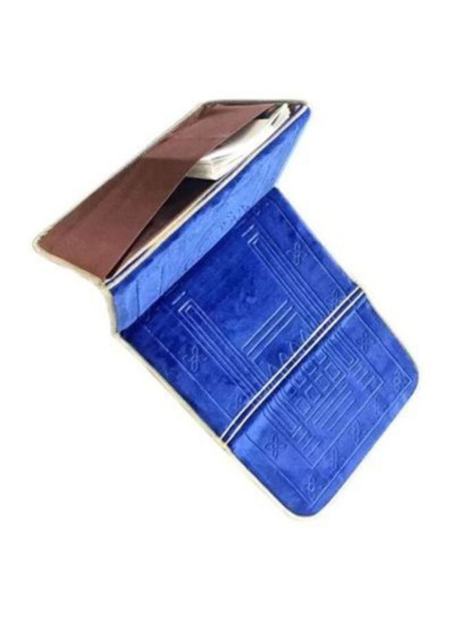 Foldable Prayer Mat Blue 114x54centimeter - Image 1