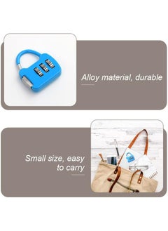 Oasisgalore 5 Pack Mini Combo Locks – 3-Digit Multi-Colored Padlocks for Travel and School  - Image 4