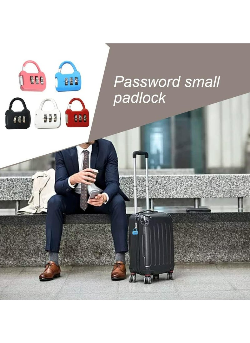 Oasisgalore - 5 Pack Mini Combo Locks – 3-Digit Multi-Colored Padlocks for Travel and School - Image 1