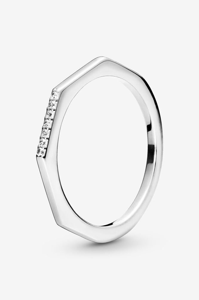 PANDORA Sterling Silver Ring with Clear Cubic Zirconia  - Image 1