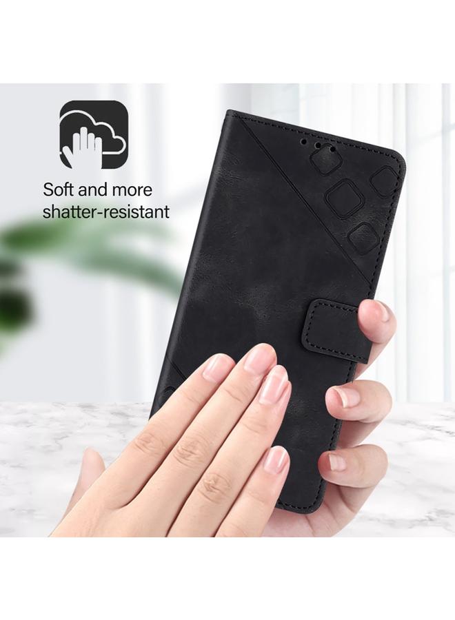 S-TOP Case For Infinix GT 20 Pro X6871 Skin Feel Embossed Leather Phone Case - Image 4
