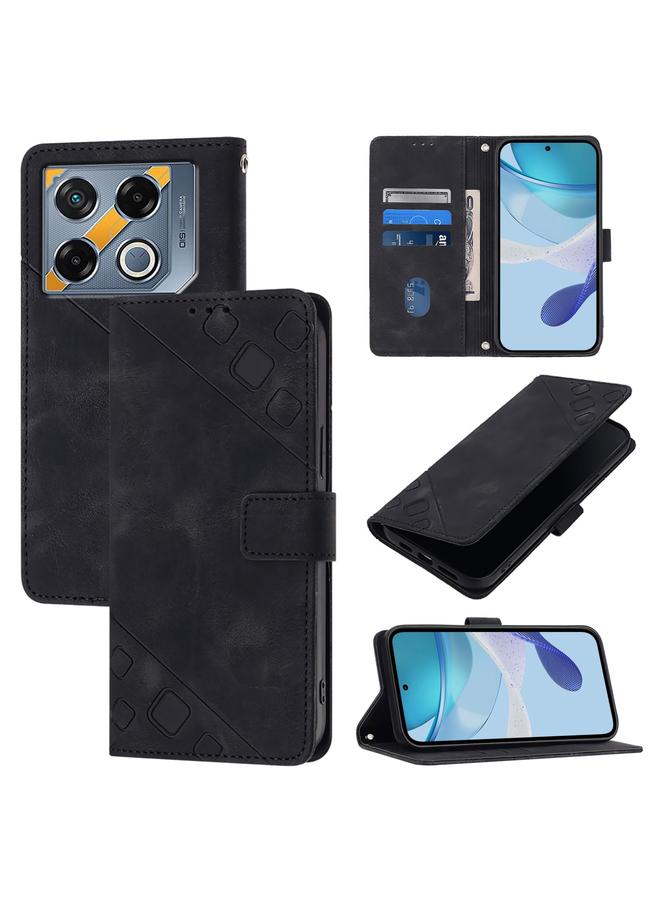 S-TOP Case For Infinix GT 20 Pro X6871 Skin Feel Embossed Leather Phone Case - Image 1