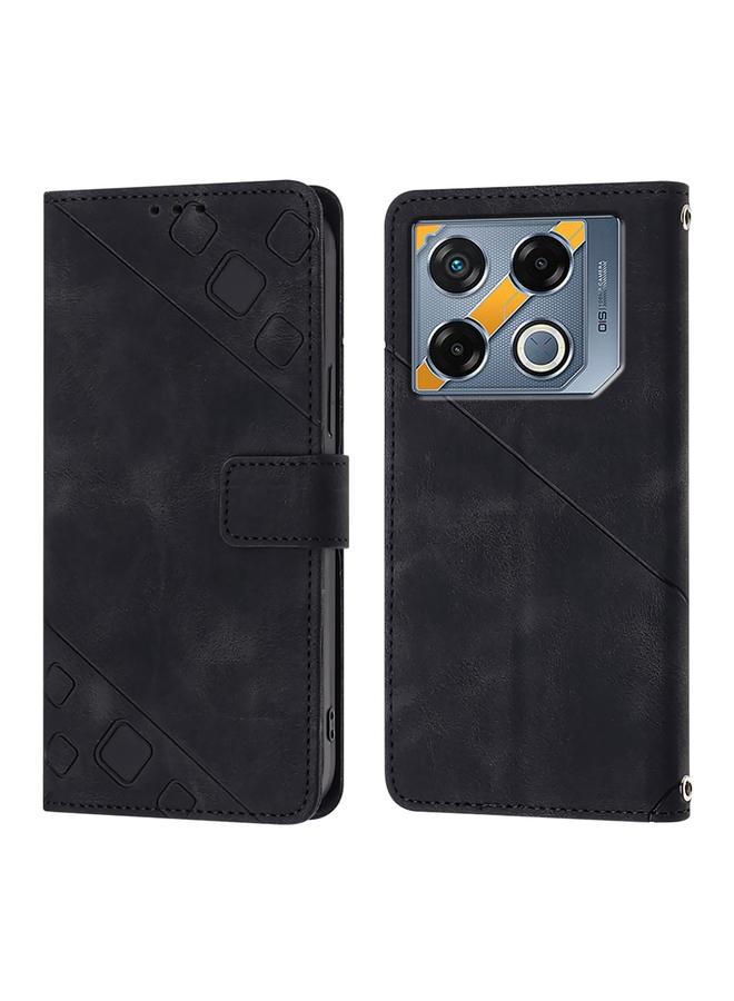 S-TOP Case For Infinix GT 20 Pro X6871 Skin Feel Embossed Leather Phone Case - Image 2