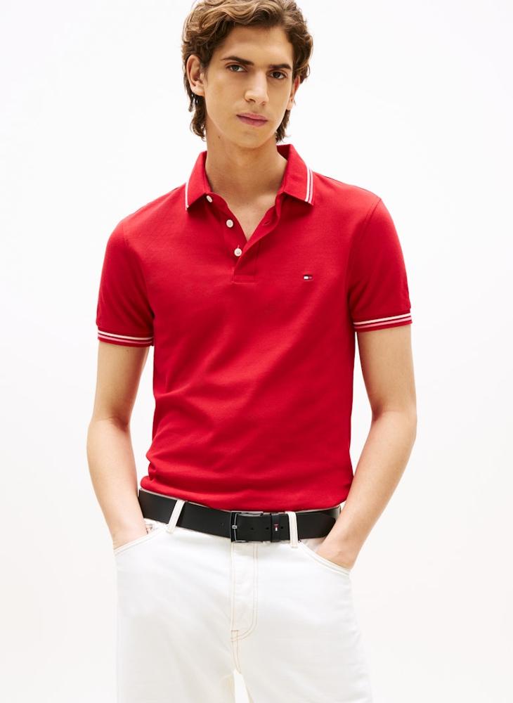 TOMMY HILFIGER Slim Tipped Polo  - Image 1