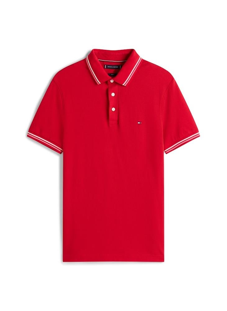 TOMMY HILFIGER Slim Tipped Polo  - Image 4