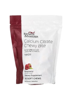 Bariatric Advantage Bariatric Advantage, Calcium Citrate Chewy Bite, Sugar-Free, Raspberry, 90 Soft Chews  - Image 1