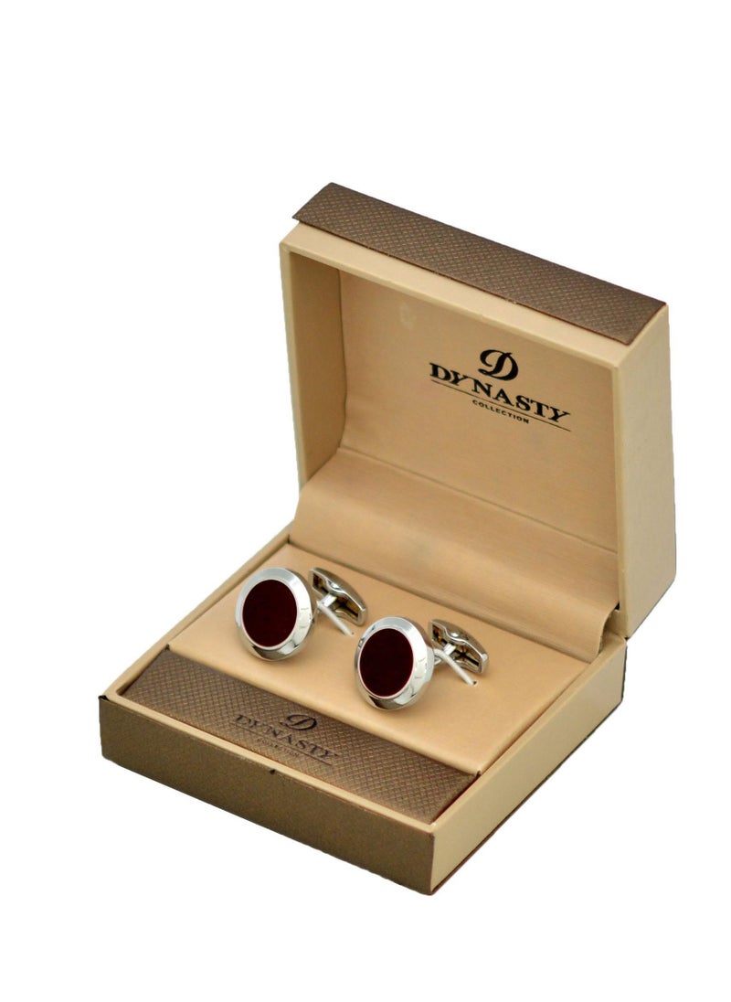 Dynasty' - Pair Of Metal Cufflinks DY22-12 - Image 1