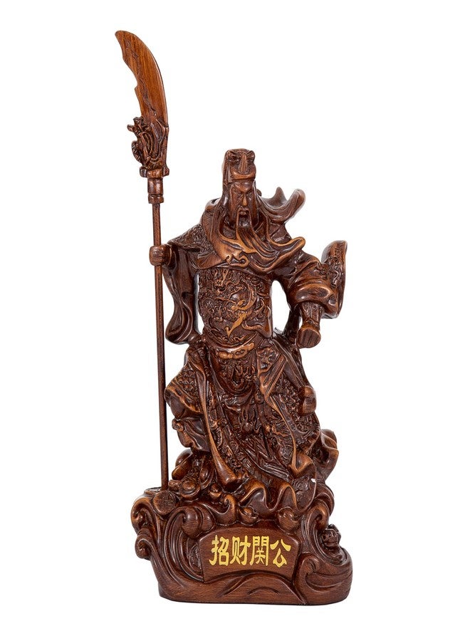 FENGSHUI-CAISHEN تمثال غوان يو المصنوع من الراتنج عالي الجودة، غوان غونغ، كوان كونغ، كوان غونغ - إله الثروة - تماثيل غوان يو، منحوتة غوان غونغ - ديكورات وهدايا فنغ شوي للمنزل، تمثال فنغ شوي، ديكورات وهدايا صينية - Image 1