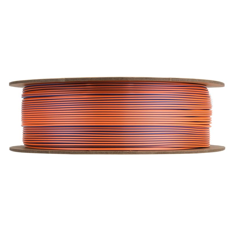 3idea e-Sun Silk Mystic PLA Filament 1.75mm, Shiny Silk Three Color Co Extrusion 3D Printer Filament, 1KG (2.2 LBS) Spool 3D Printing Color Change Filament for 3D Printers, Blue Orange Green - Image 2
