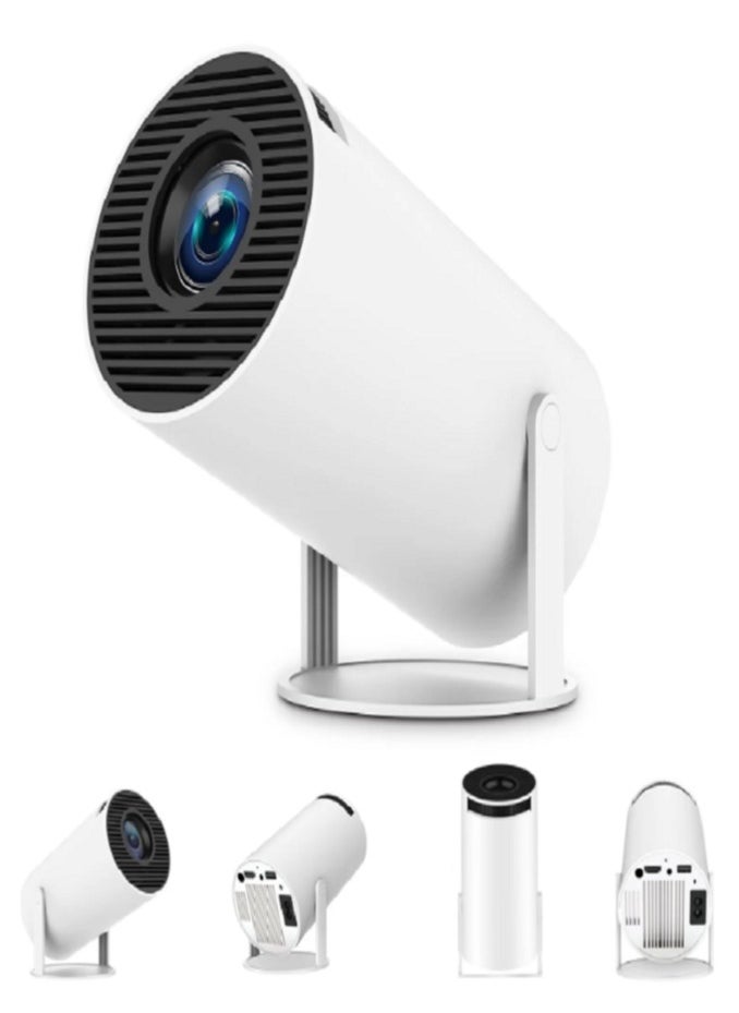 LIVVY HY300 Mini Projector – 1080P HD, Android System, Rotating Display" – Compact Home Theater  - Image 1