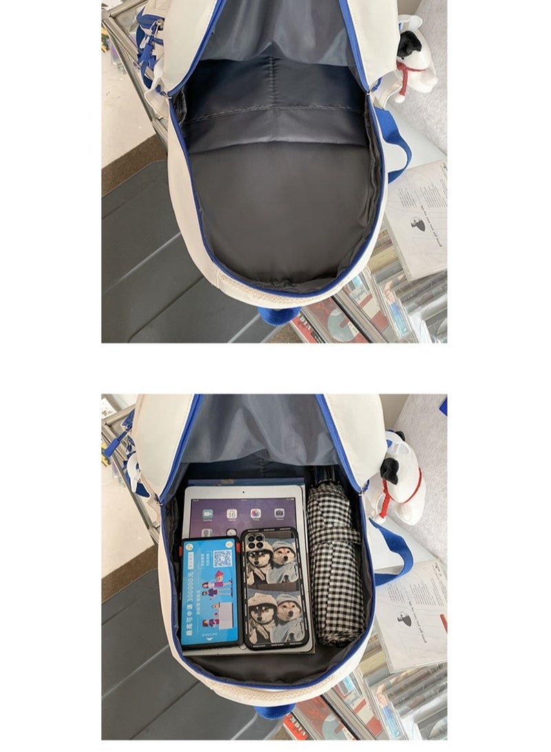 شاربدو حقيبة ظهر خفيفة الوزن مقاومة للماء للأولاد والبنات، حقيبة ظهر يومية غير رسمية لطلاب الجامعات، حقيبة ظهر للسفر، حقيبة ظهر للكمبيوتر المحمول - Image 4