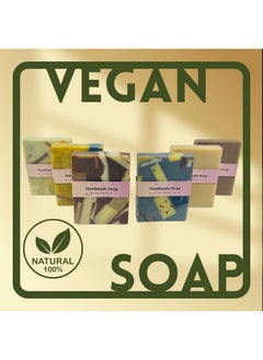 G.B.S All Natural Vegan Unscented Cold Pressed Hand and Body Soap for Sensitive Skin - Coconut Oil Nourishing and Gentle (Pack of 6)  - Image 5