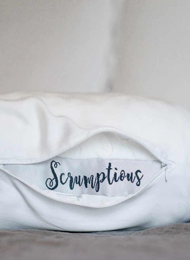 Honeydew Queen Side Pillow Case - Fits The Scrumptious and Essence Curved Pillows for Side Sleeping - Comfortable and Soft Cooling Viscose Made from Bamboo Fabric - Queen Size (Powdered Sugar White) - Image 5