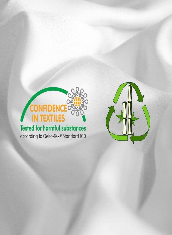 Honeydew Queen Side Pillow Case - Fits The Scrumptious and Essence Curved Pillows for Side Sleeping - Comfortable and Soft Cooling Viscose Made from Bamboo Fabric - Queen Size (Powdered Sugar White) - Image 3