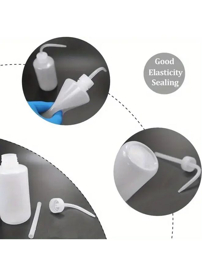 زجاجات عصر بلاستيكية قابلة لإعادة التعبئة 3 قطع 250 مل تصميم مقلوب لسهولة الصب - Image 3