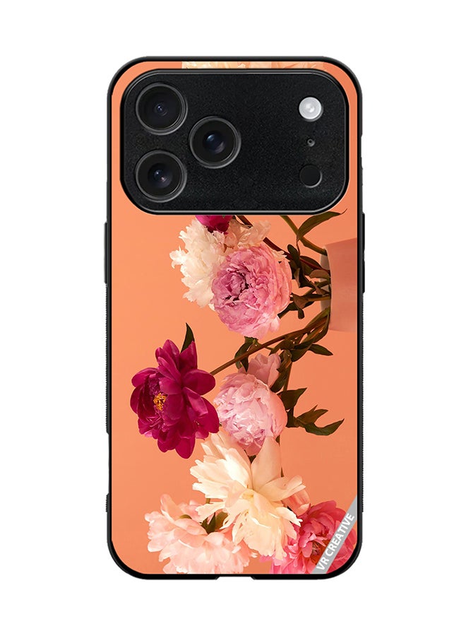 VR CREATIVE Protective Case Cover For Apple iPhone 17 Pro Flower Design Multicolour