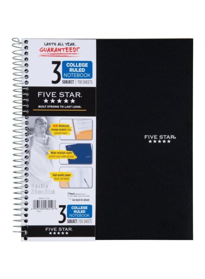 Five Star Notebook 8.5 X 11 in 300 Pages (150 Sheets)
