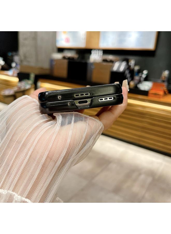 S-TOP Case For Honor Magic V Flip Gradient Color Glitter Shockproof Protective Phone Case - Image 5