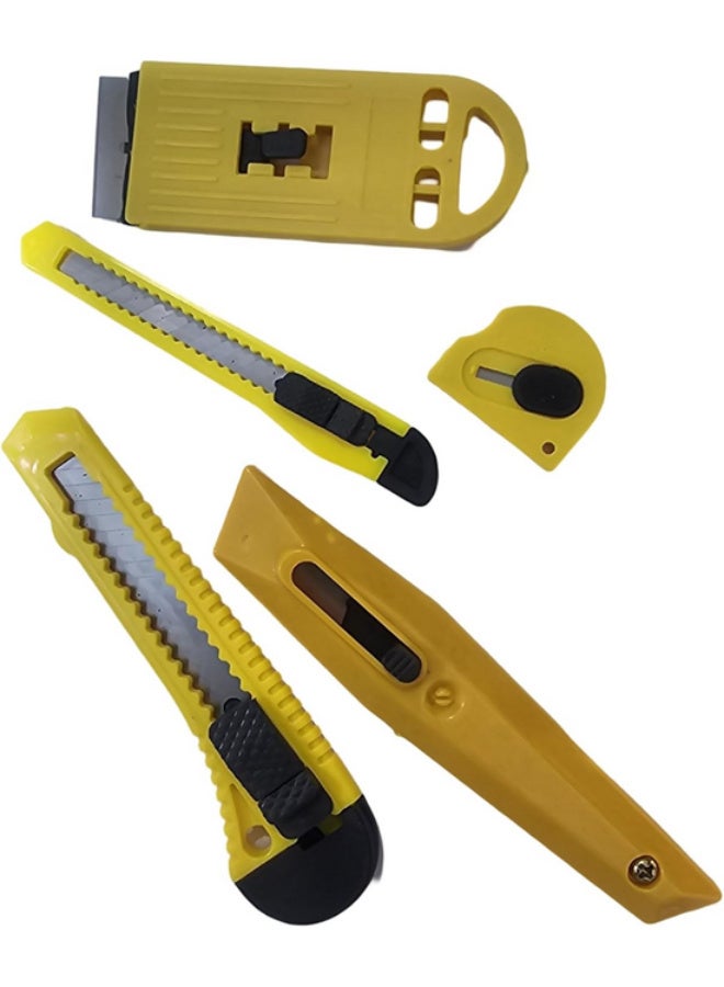 مشرط للورق والكرتون مجموعة من 5 قطع لجميع الاستخدامات - Image 2