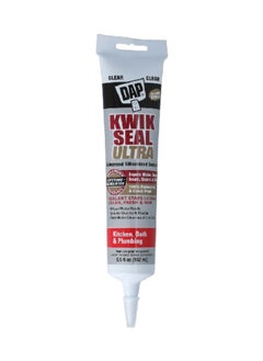 Dap Waterproof Advanced Siliconized Kwik Seal Ultra Sealant Clear 162 ml 18915  - Image 1