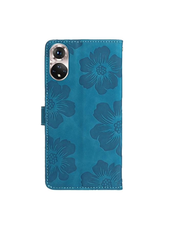 S-TOP Case For Honor 50 Flower Embossing Pattern Leather Phone Case - Image 3