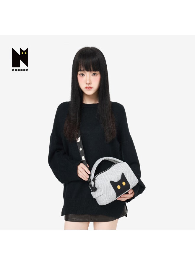 Noxxon Black Single Shoulder Bag Unique Commuter Underarm Casual Lightweight Crossbody Premium Luxury Niche - Image 3