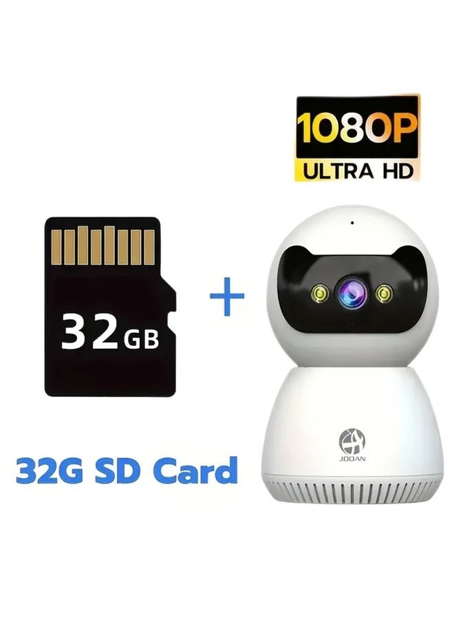 V52 32G 1080P Security Camera With Two Way Audio Color Night Vision Motion Detection Alarm - Image 1