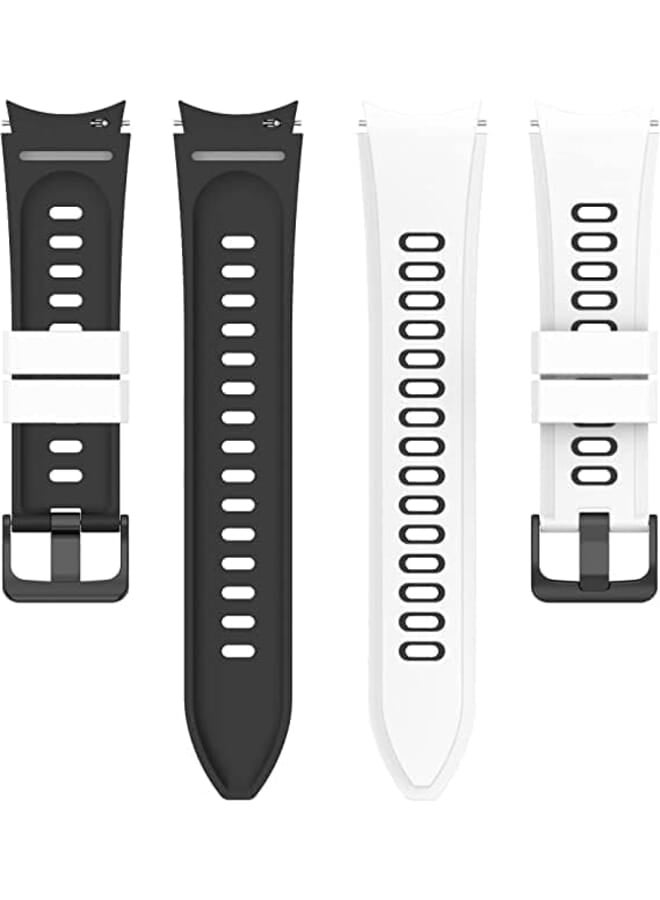 SYOSI Sports Strap Compatible With Samsung Galaxy Watch 5 Pro 45Mm Watch 4 Classic 42Mm 46Mm Band No Gaps Soft Silicone Replacement Straps For Galaxy Watch 5 4 40Mm 44Mm Wristband Silicone - Image 4