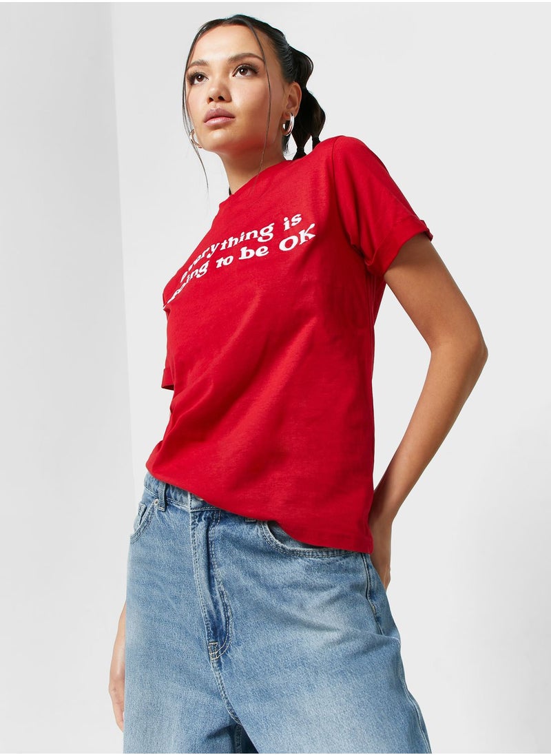 Ginger - Regular Tshirt Eiht Roll Up Cuff ( Tacked) - Image 1