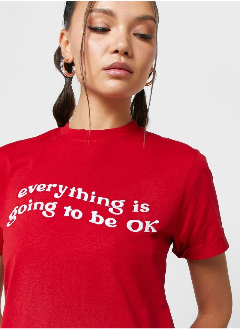 Ginger - Regular Tshirt Eiht Roll Up Cuff ( Tacked) - Image 1
