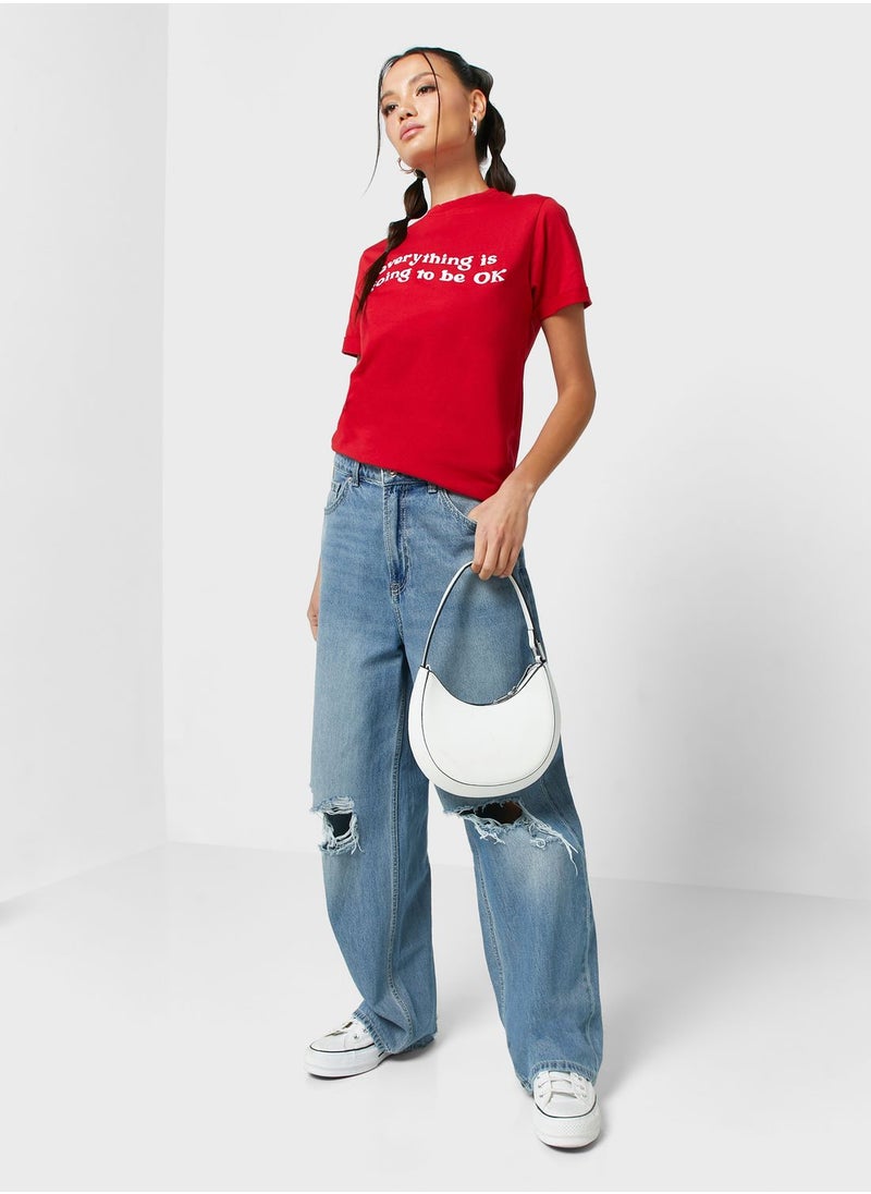 Ginger - Regular Tshirt Eiht Roll Up Cuff ( Tacked) - Image 1