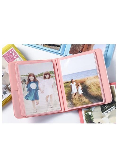ZIKKON ZIKKON 32 Sheet Wide Film Photo Album for fujifilm instax Instant Wide 400 Wide 300 Wide 210 Wide 200 Evo Wide Camera PhotosPink  - Image 3