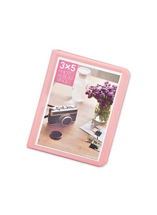 ZIKKON ZIKKON 32 Sheet Wide Film Photo Album for fujifilm instax Instant Wide 400 Wide 300 Wide 210 Wide 200 Evo Wide Camera PhotosPink  - Image 2