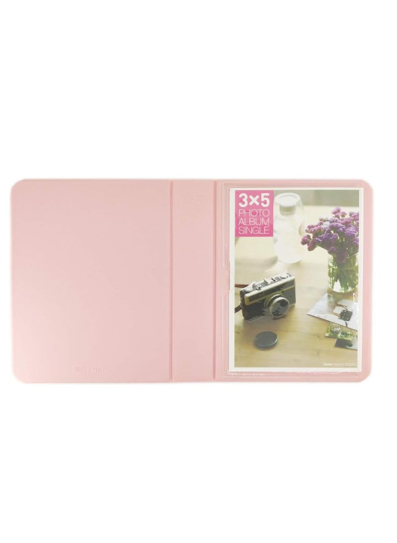 ZIKKON ZIKKON 32 Sheet Wide Film Photo Album for fujifilm instax Instant Wide 400 Wide 300 Wide 210 Wide 200 Evo Wide Camera PhotosPink  - Image 4