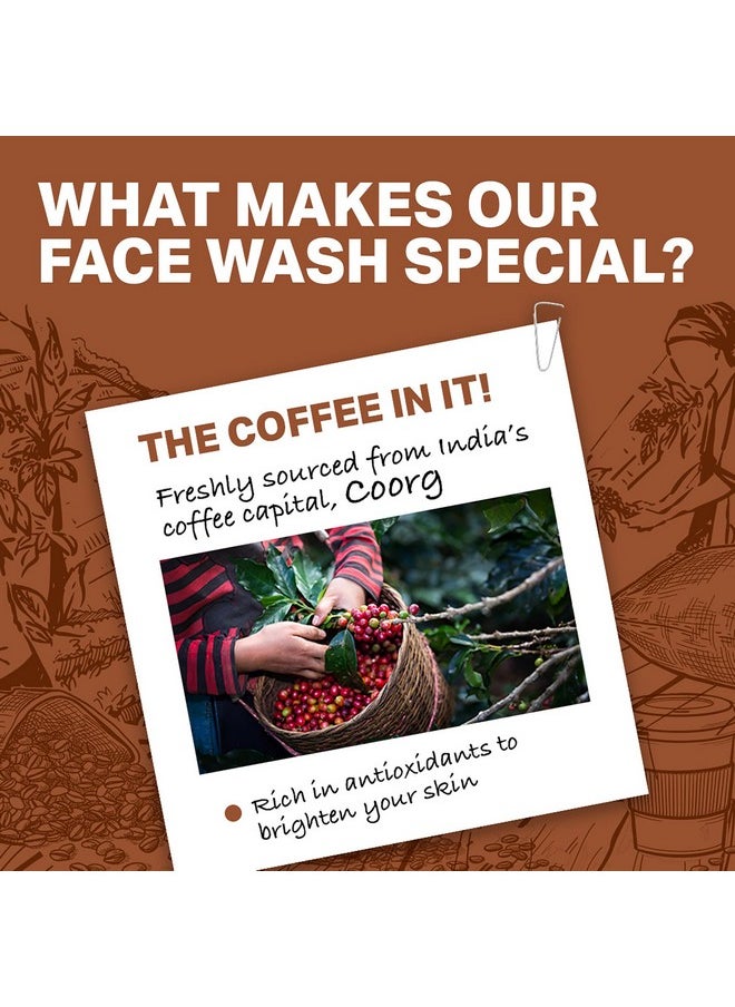 BOMBAY SHAVING COMPANY - Bombay Shaving Co Coffee Face Wash For Men & Women - Deep-Cleanses, De-Tans & Blackhead Removal | Made In India - Image 1
