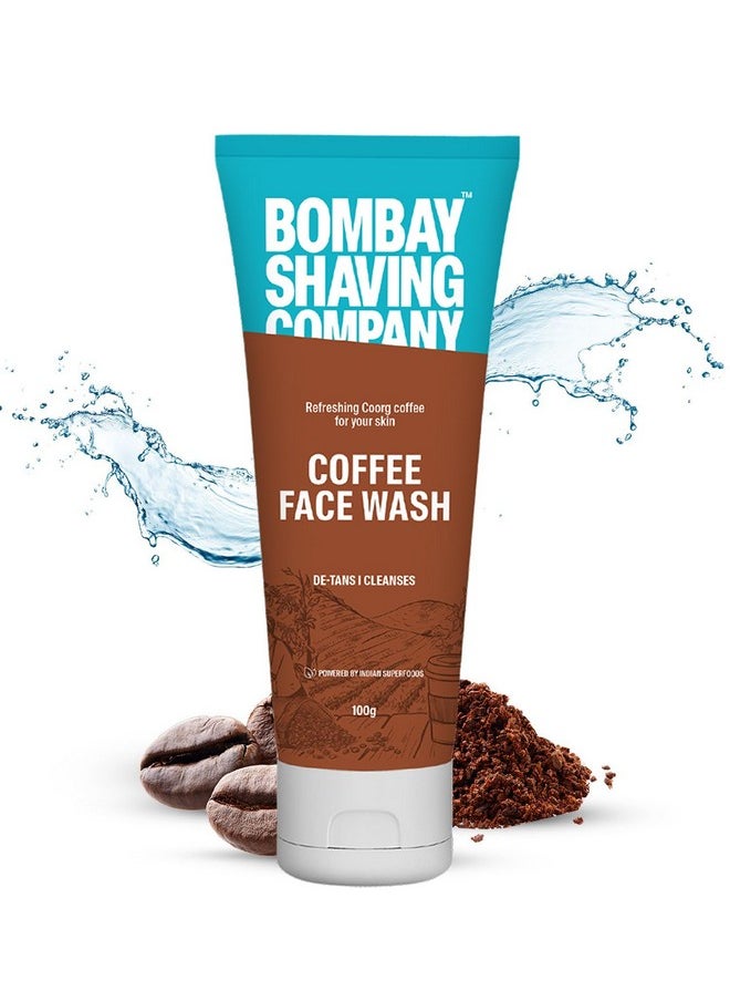 BOMBAY SHAVING COMPANY - Bombay Shaving Co Coffee Face Wash For Men & Women - Deep-Cleanses, De-Tans & Blackhead Removal | Made In India - Image 1