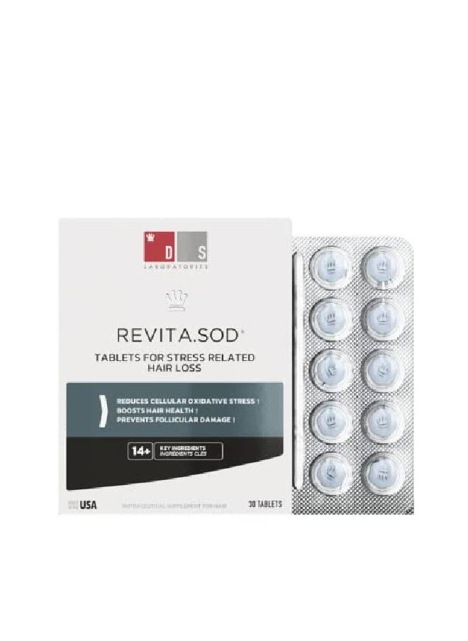 DS LABORATORIES Revita.Sod Hair Growth Supplement By Experience Fuller Thicker Stronger Hair Combat Hair Loss And Hair Thinning Caused By Stress Reduce Hair Thinning Balding And Hair Shedding (30 Day Supply)  - Image 2
