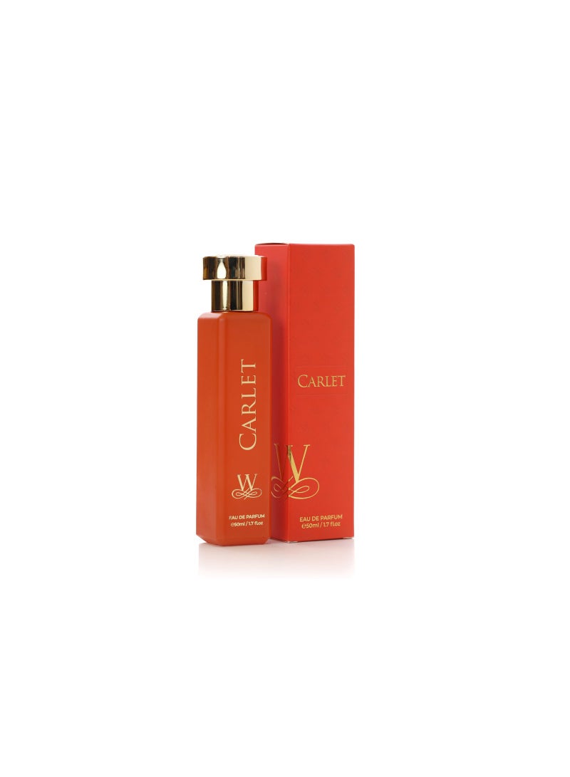 WORLD GOLDEN PERFUMES WORLD GOLDEN PERFUMES Carlet Eau De Parfum 50ml - Natural Spray  - Image 1