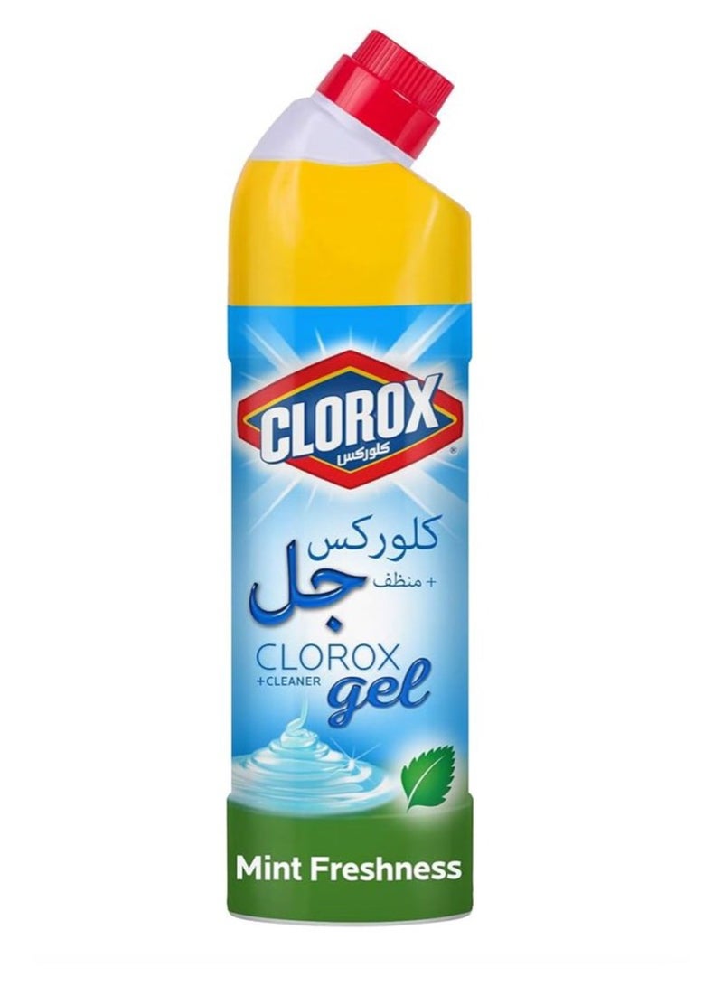 Clorox Clorox Multi-Purpose Bleach Gel Disinfectant Cleaner, Kills 99.9% Germs And Viruses, Mint Freshness Scent, 750Ml  - Image 1
