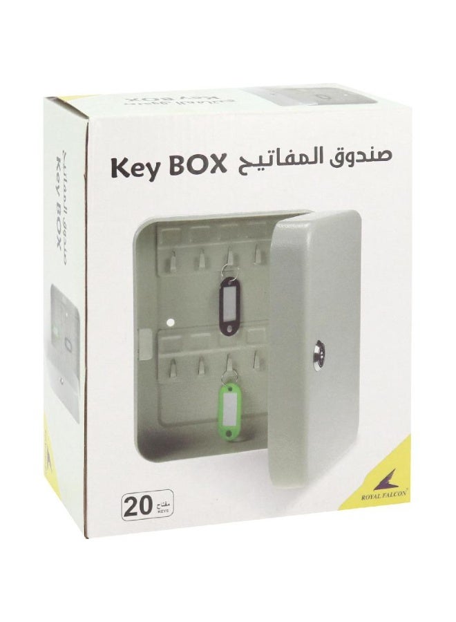 Royal Falcon Key Cabinet 20 Keys Key Lock Beige - Image 2