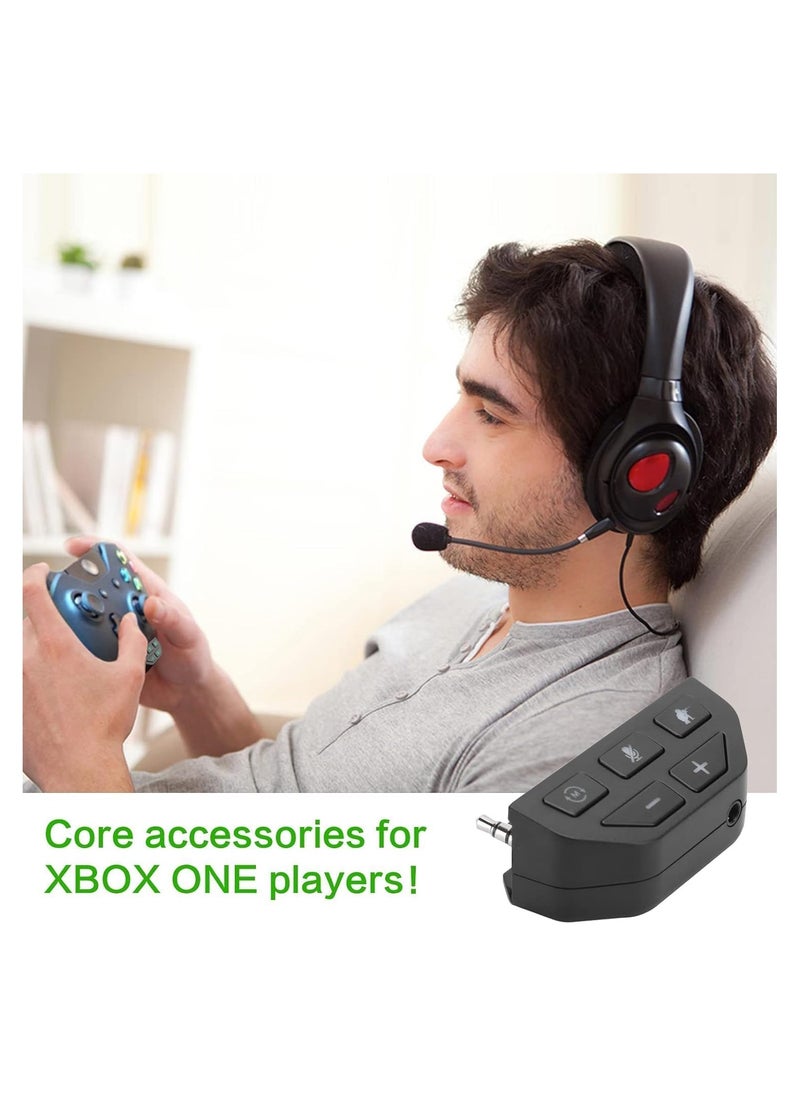 XICEN - XICEN Stereo Headset Adapter for Xbox,Audio Mic Headphone Adapter for Xbox One/One S/X/Elite 1/ 2/ Series S/X,Adapter Adjust Audio Balance - Image 1