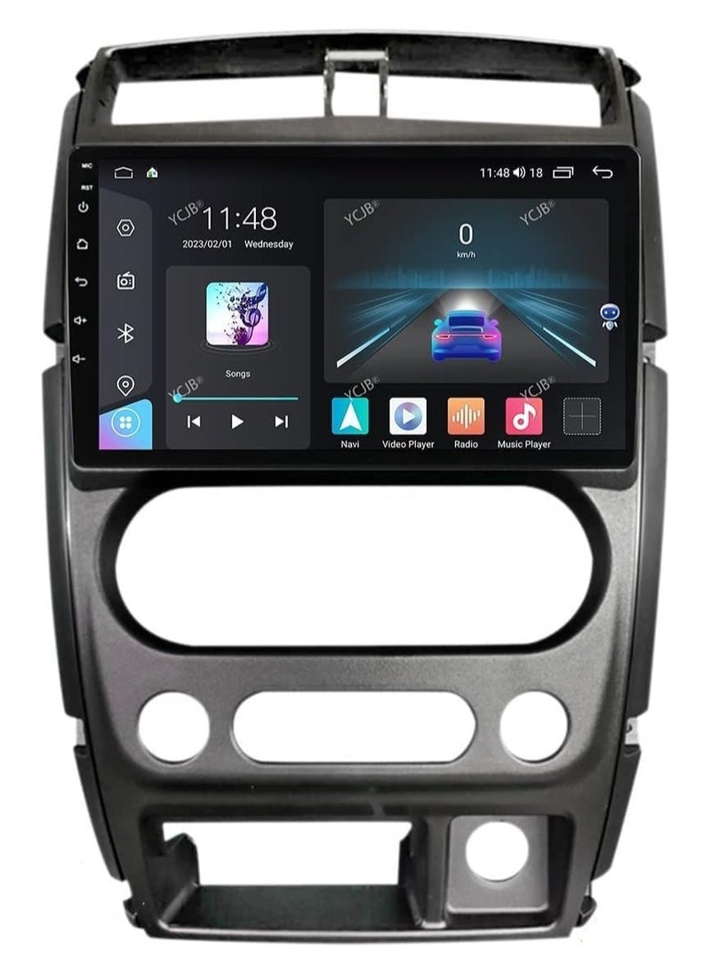 SHEZA STAR - Android Screen For Suzuki Jimny 2007 To 2012 2GB RAM 32GB Memory Support Apple Carplay Android Auto Full HD Touch Screen 9 Inch built In Bluetooth USB Radio WiFi Play Store Backup Camera included - Image 1