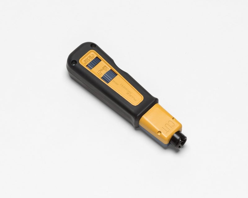 فلوك نتوركس أداة تثقيب الصدمات 10061810 D914S من Fluke Networks مع شفرة قطع Eversharp 66/110 أصفر وأزرق وأسود - Image 2