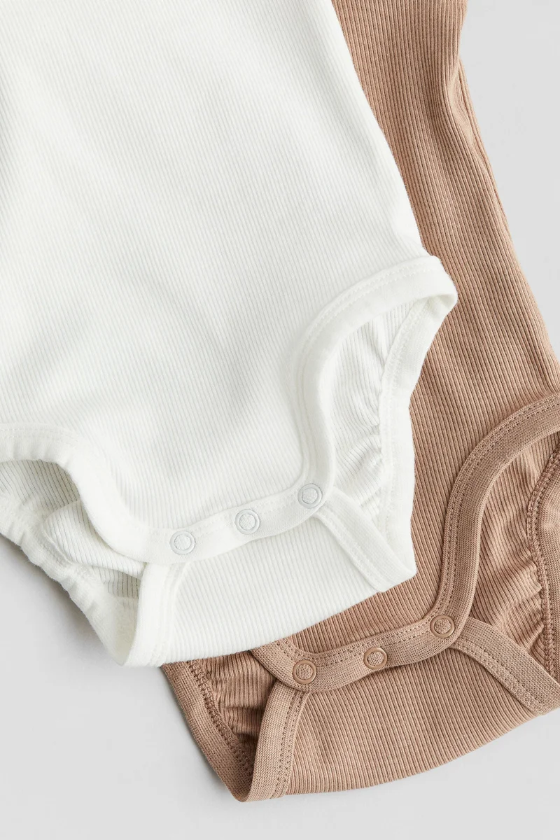 H&M 2-pack long-sleeved bodysuits