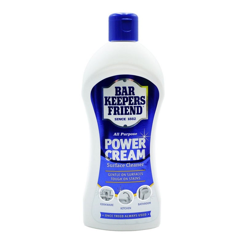 Bar Keepers Friend 350ml Surface Cleaner Cream – Multi-Purpose Stain Remover for Kitchen, Bathroom, Stainless Steel, Ceramic & Household Cleaning - Image 1