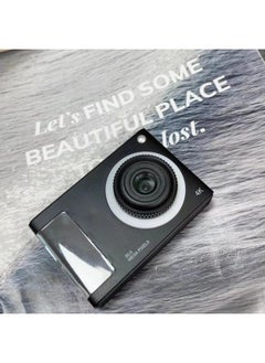 Generic 2025 CCD Digital Camera Campus Camera Card Machine HD Dual Camera Student Advanced Gift-Body Color:Black [ips Eye Protection Screen + Fill Light + Dual Cameras - Package Three  - Image 1