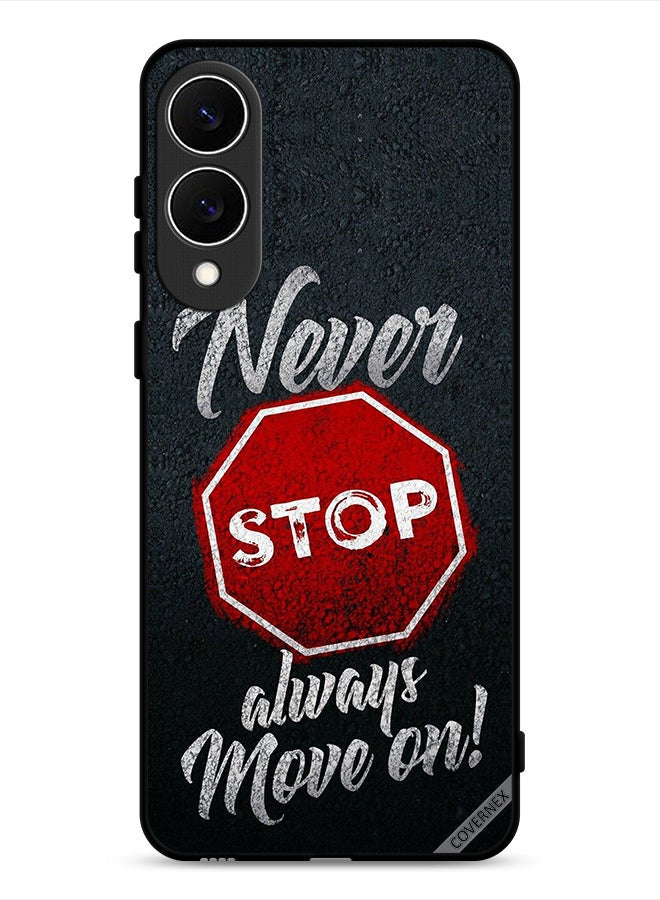 Covernex Samsung Galaxy S25 Edge Protective Case Cover Never Stop Always Move On - Image 1