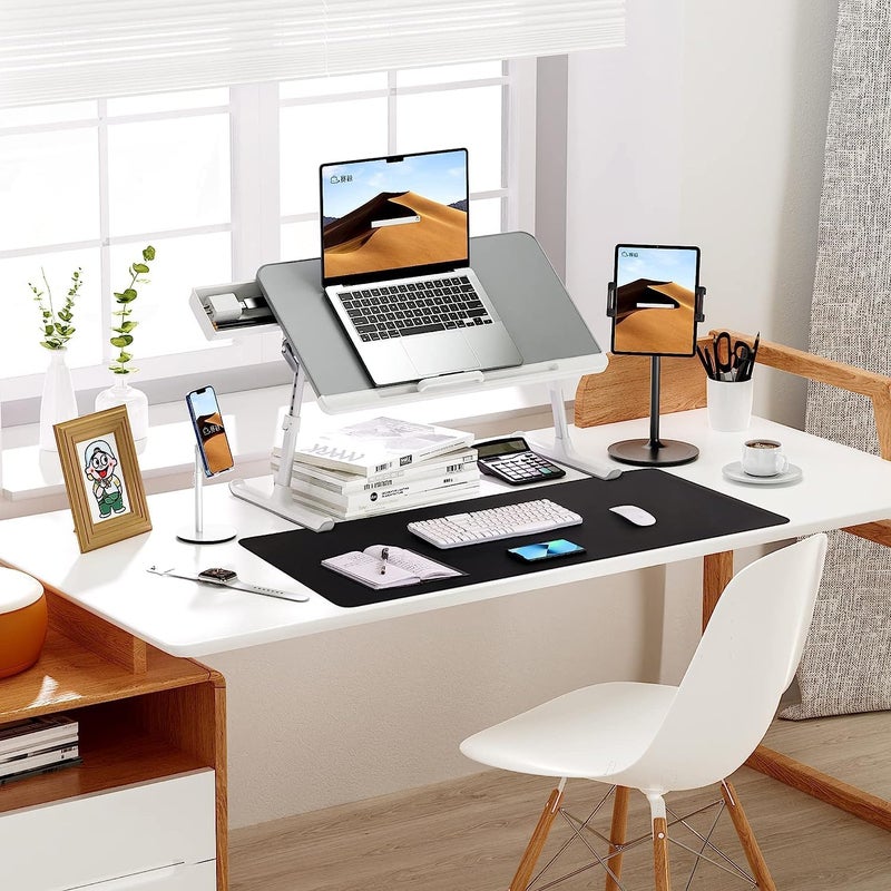Goodern Leather Desk Pad, 31.5X15.7 In Waterproof Pu Leather Desktop Mat, Black - Image 2